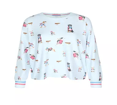 P.J.SALVAGE Pyjama Langarmshirt