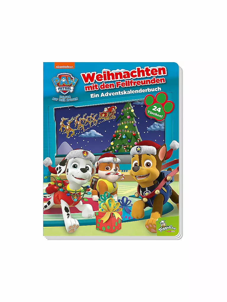 PANINI VERLAG | PAW Patrol - Weihnachten mit den Fellfreunden - Ein Adventskalenderbuch | keine Farbe