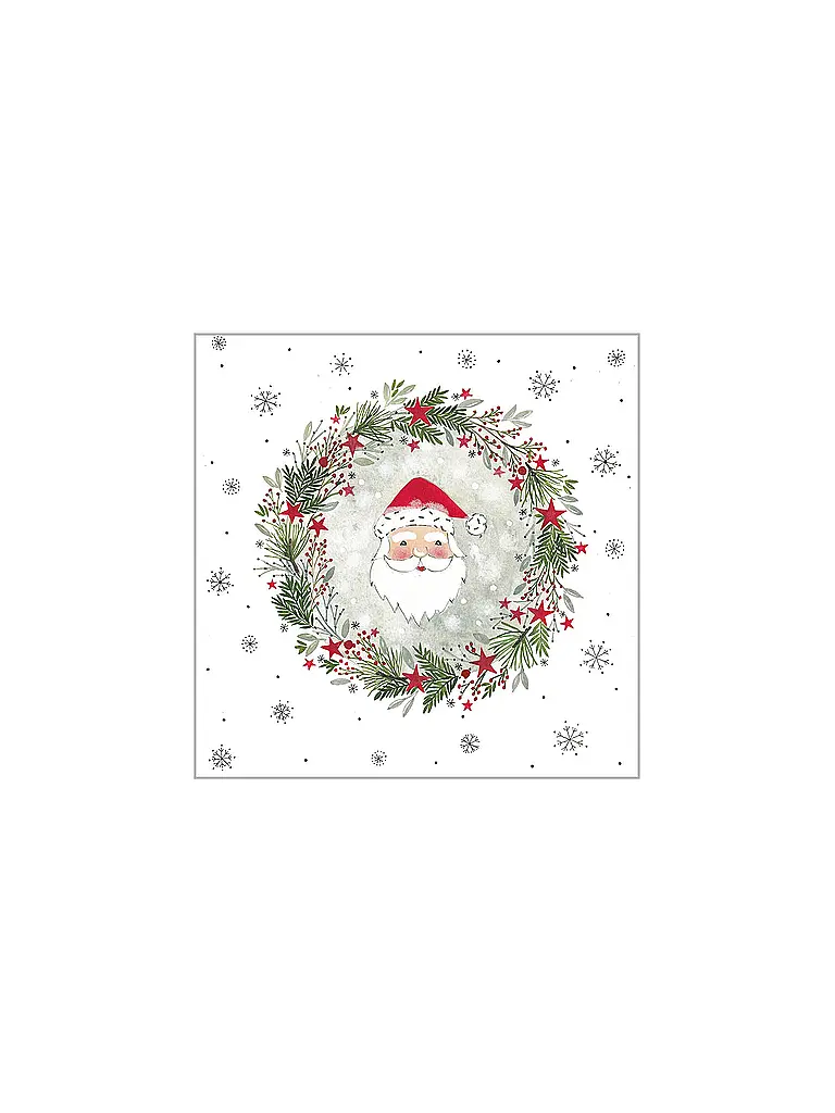 PAPER-PRODUCTS | Weihnachts-Servietten 25x25cm | Weiss