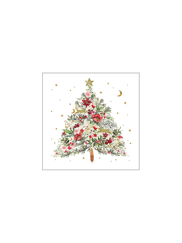 PAPER-PRODUCTS | Weihnachts-Servietten 25x25cm | Weiss