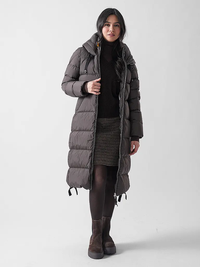PARAJUMPERS | Daunensteppmantel PANDA | braun