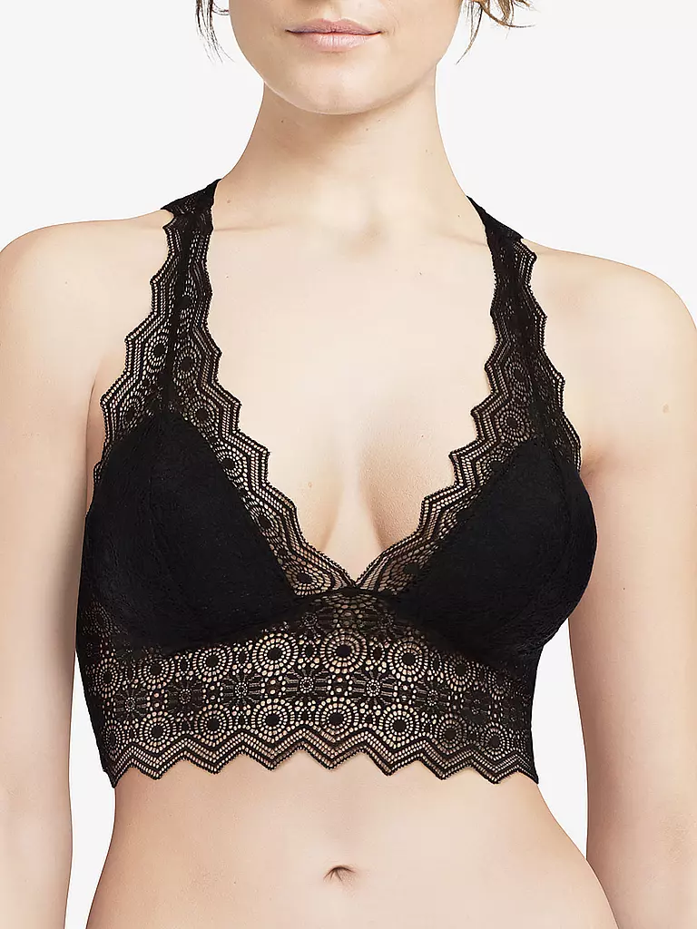 PASSIONATA | Bustier gefüttert (ohne Bügel) "Georgia" (Schwarz) | schwarz