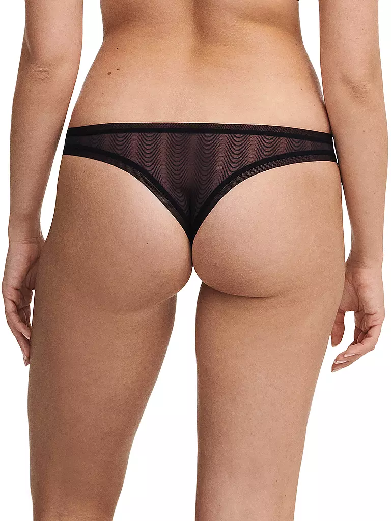 PASSIONATA | String ROMANE schwarz | blau
