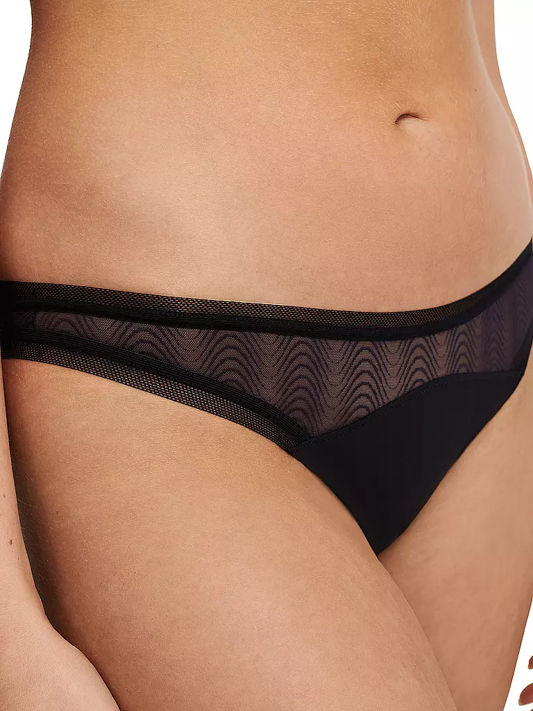 PASSIONATA | String ROMANE schwarz | blau