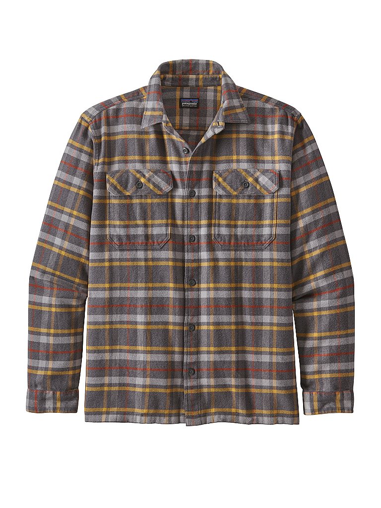 PATAGONIA Flanellhemd Fjord olive | S