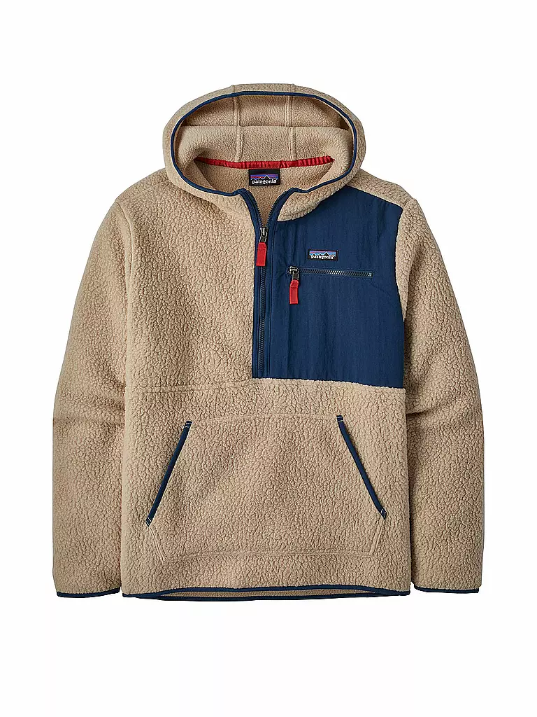 PATAGONIA | Pullover - Fleecehoodie RETRO PILE | beige