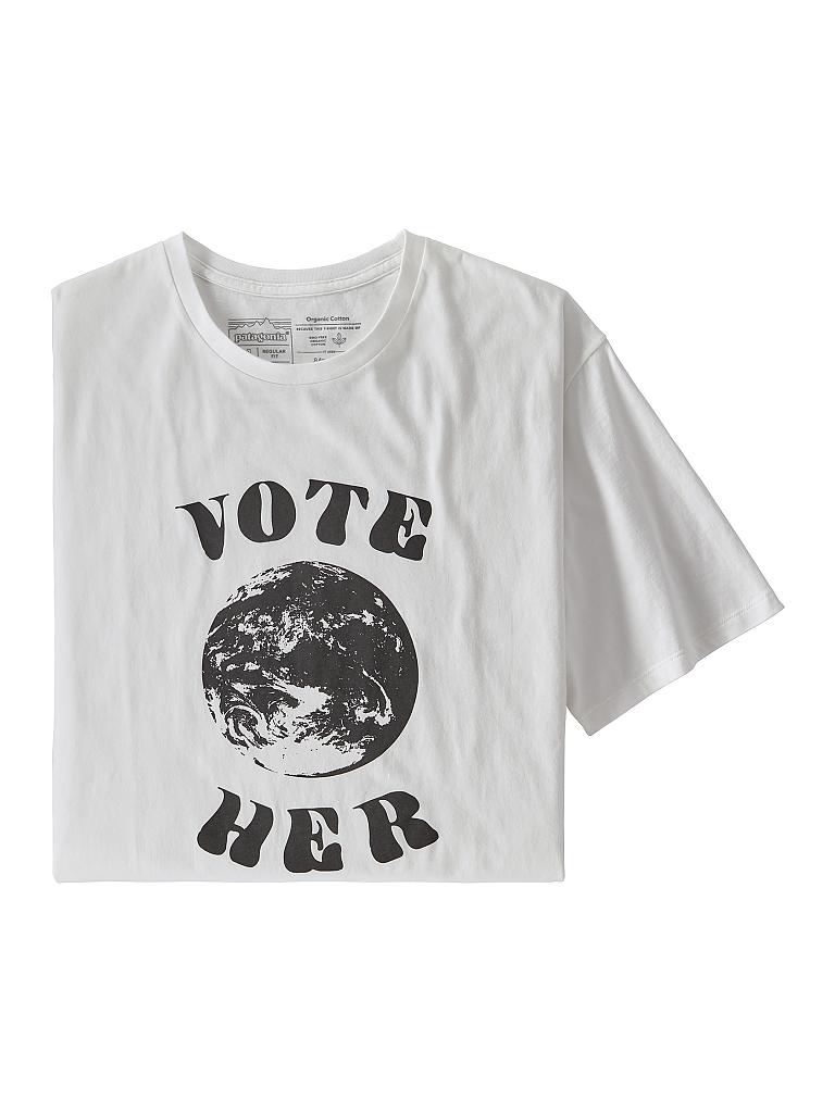 PATAGONIA | T Shirt Vote her | weiß