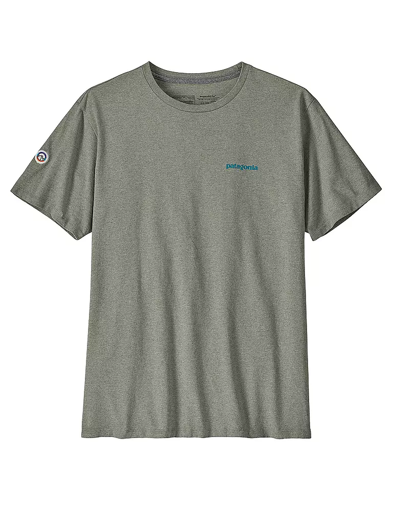 PATAGONIA | T-Shirt M'S FITZ ROY ICON RESPONSIBILI-TEE | hellgrün