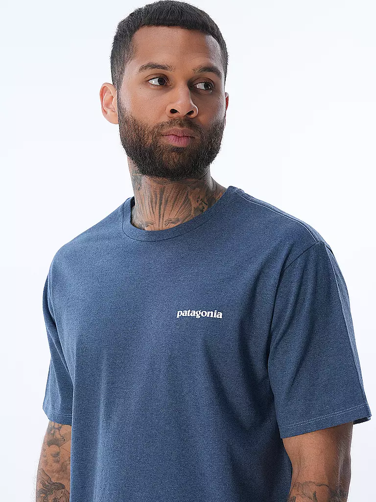 PATAGONIA | T-Shirt M'S P-6 LOGO RESPONSIBILI-TEE | blau