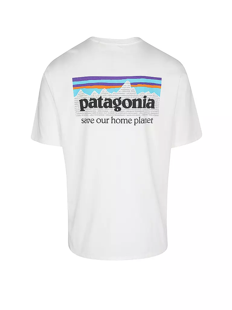 PATAGONIA | T-Shirt M'S P-6 MISSION ORGANIC T-SHIRT | weiss