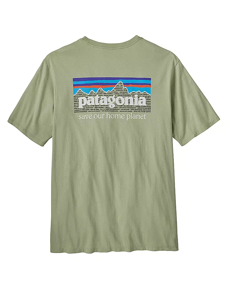 PATAGONIA | T-Shirt M'S P-6 MISSION ORGANIC T-SHRIT | hellgrün