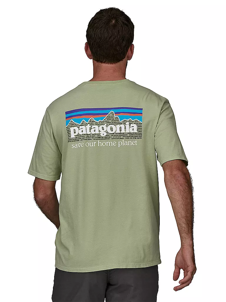 PATAGONIA | T-Shirt M'S P-6 MISSION ORGANIC T-SHRIT | hellgrün