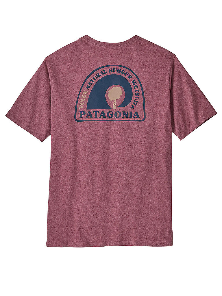 PATAGONIA | T-Shirt M'S RUBBER TREE MARK RESPONSIBILI-TEE | beere