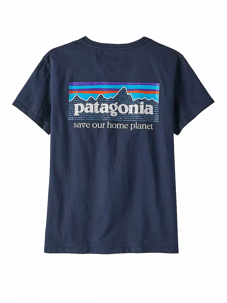 PATAGONIA | T-Shirt P-6 MISSION ORGANIC | blau