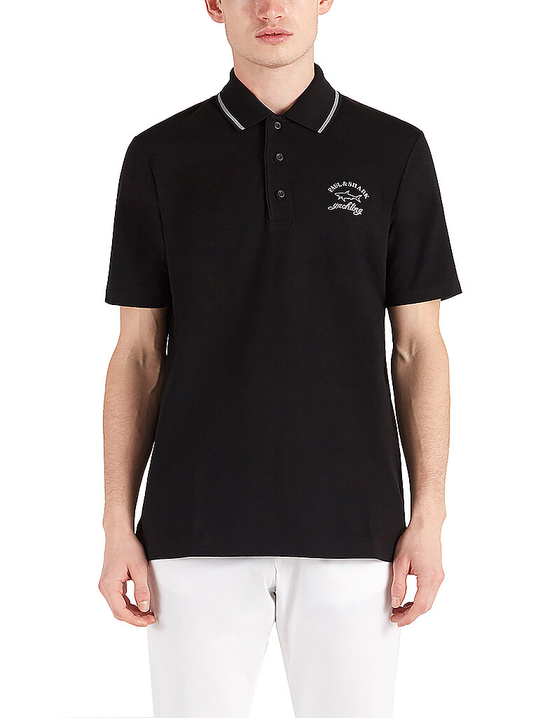 PAUL & SHARK Poloshirt schwarz | S