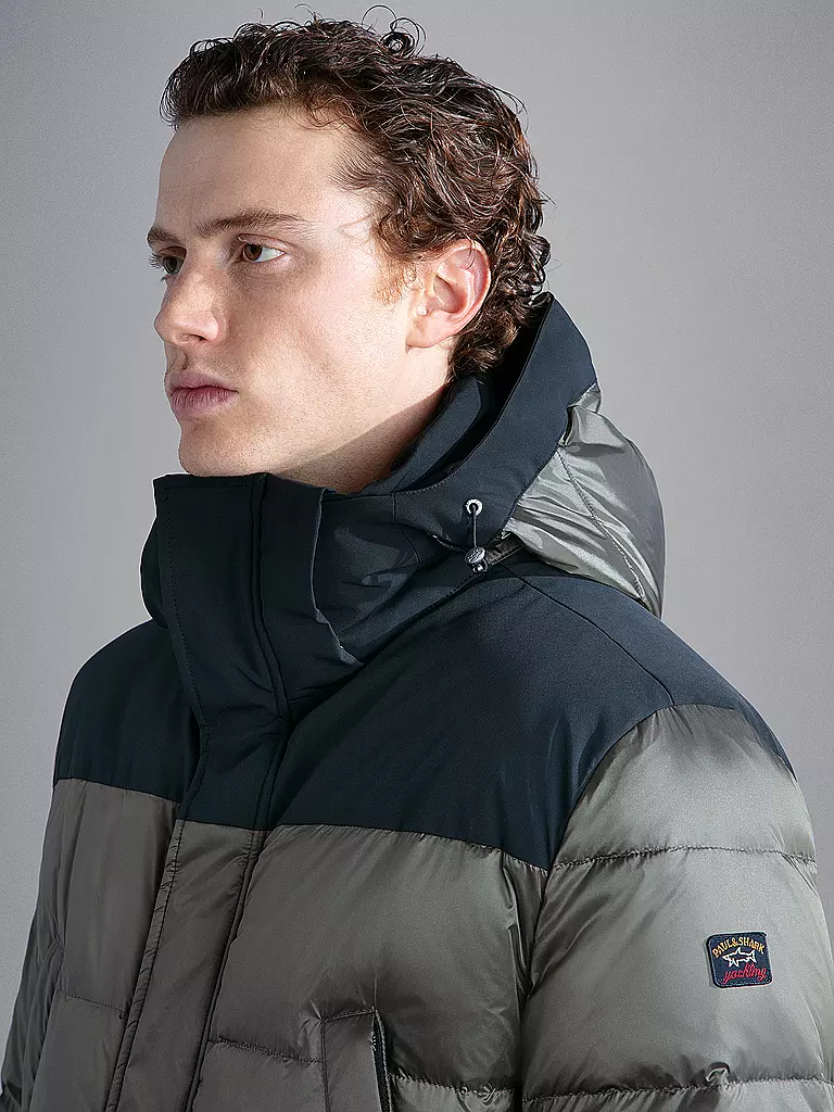 PAUL & SHARK | Daunenparka | olive