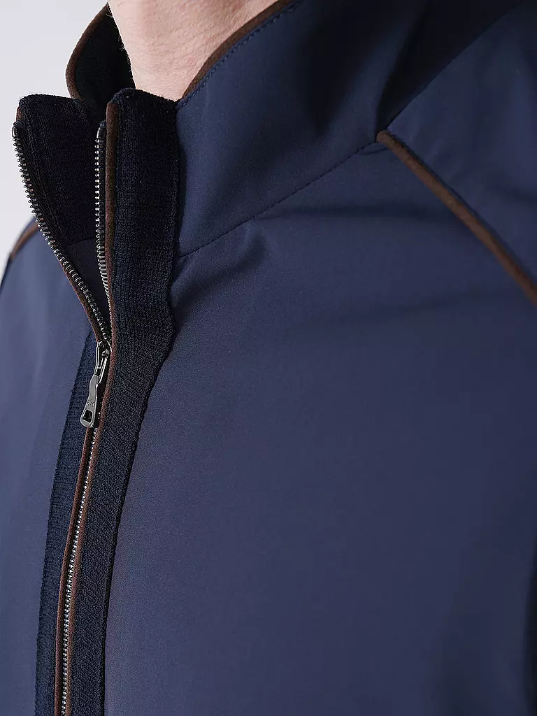 PAUL & SHARK | Jacke  ALCANTARA PIPING | dunkelblau