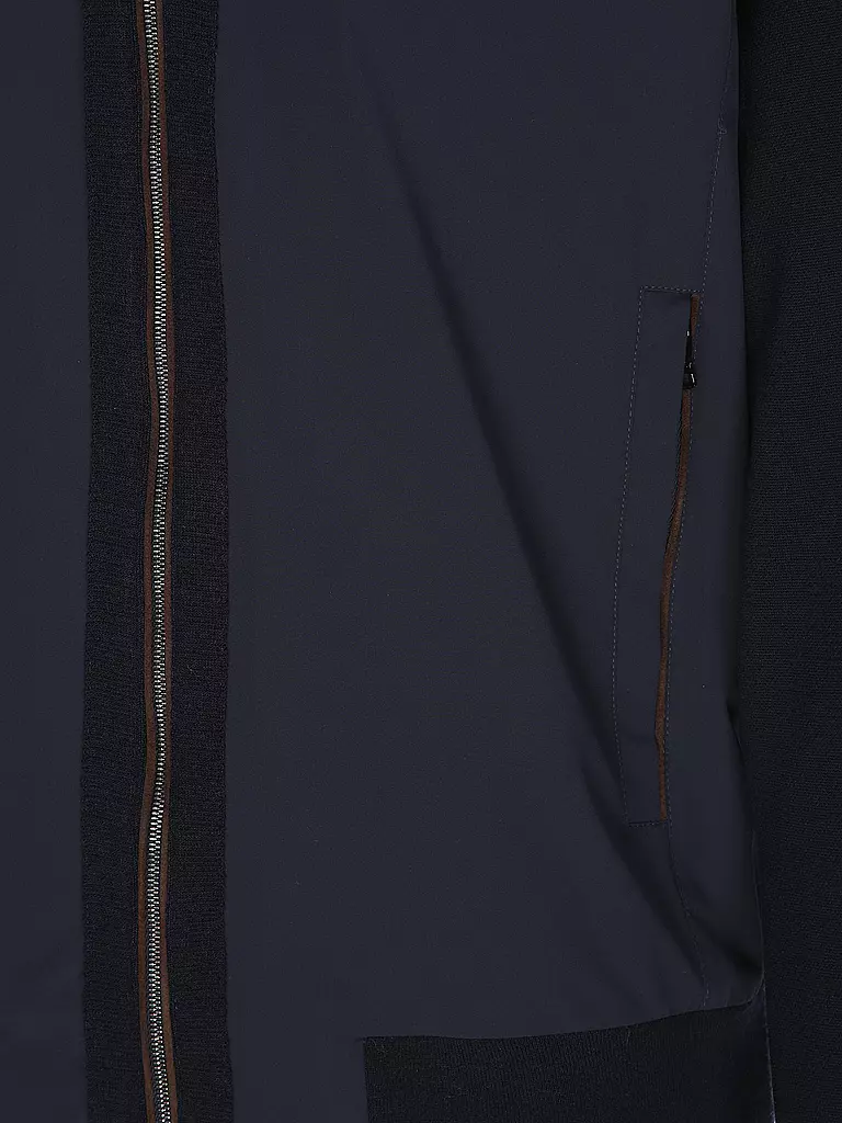PAUL & SHARK | Jacke  ALCANTARA PIPING | dunkelblau