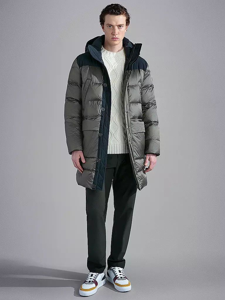 PAUL & SHARK | Daunenparka | olive
