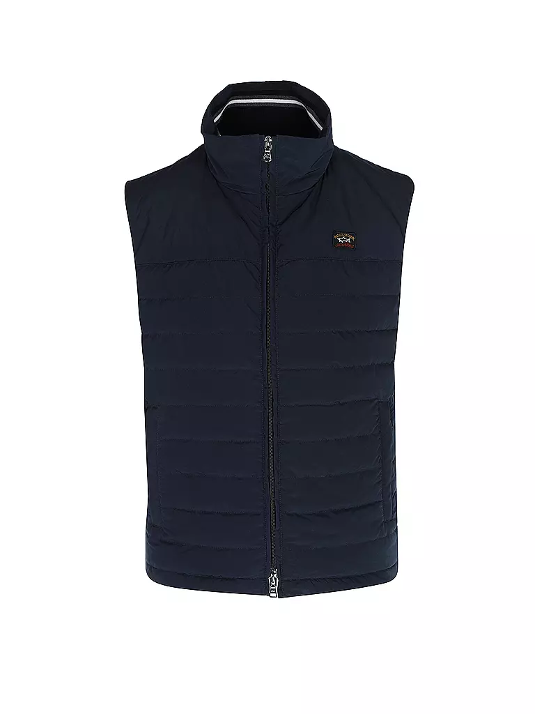 PAUL & SHARK | Daunensteppgilet | dunkelblau