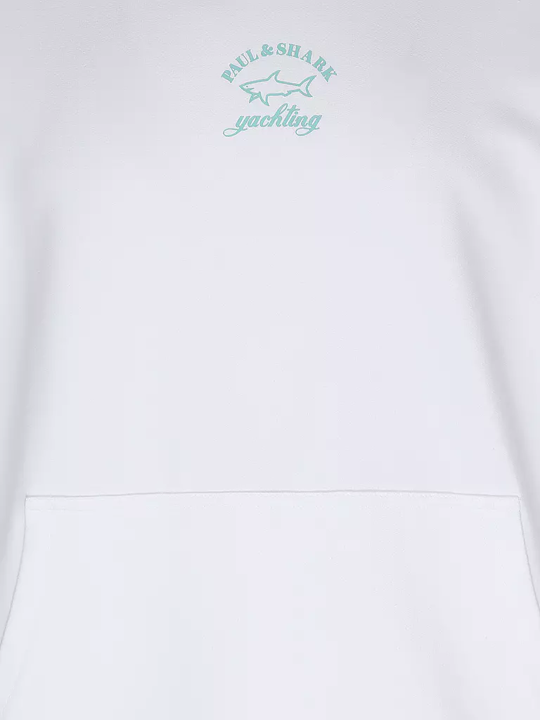 PAUL & SHARK | Kapuzensweater - Hoodie | weiss