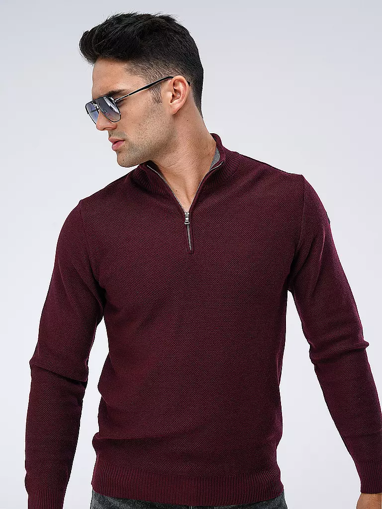PAUL & SHARK | Troyer Pullover | dunkelrot
