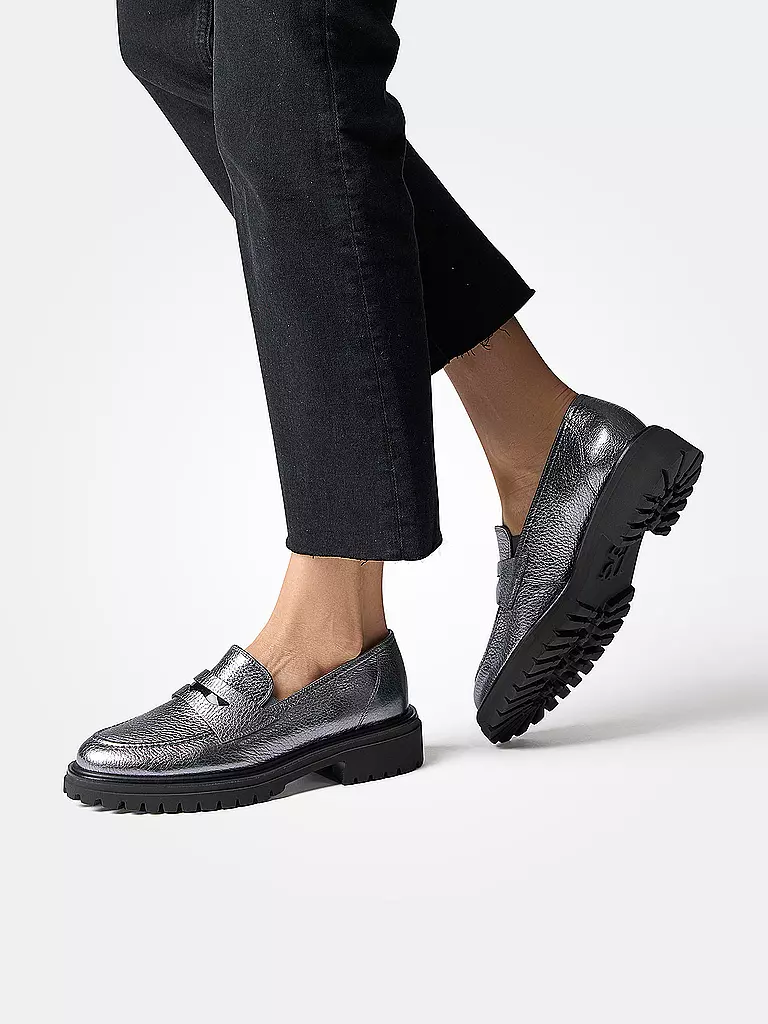 PAUL GREEN | Loafer | grau