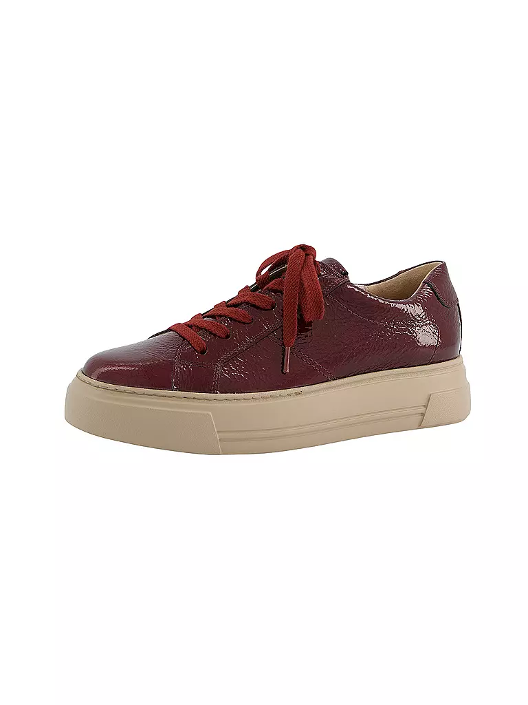PAUL GREEN | Sneaker  | dunkelrot