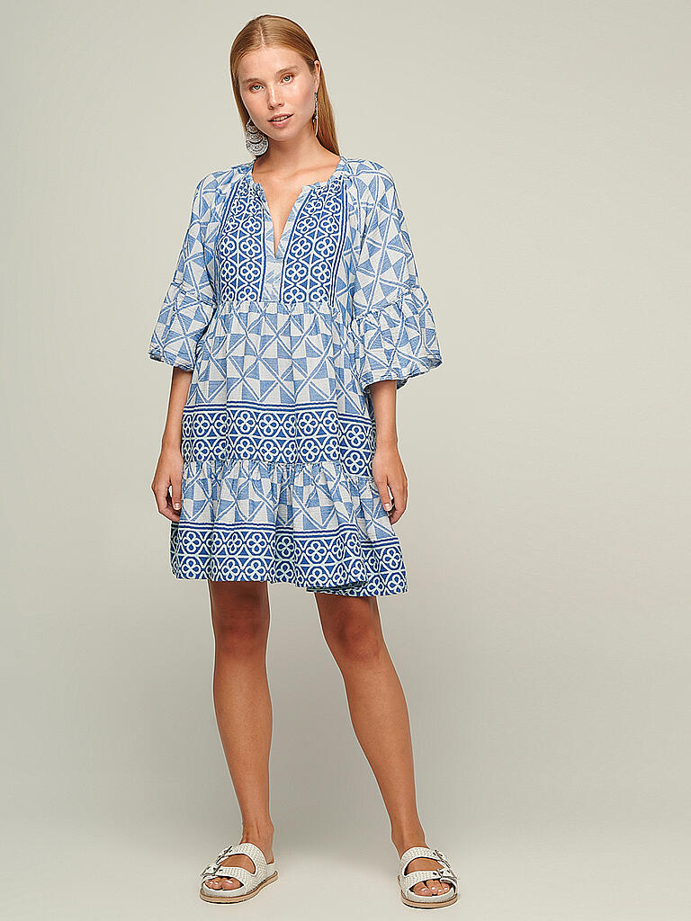 PEARL & CAVIAR Kleid "mummy and me" blau