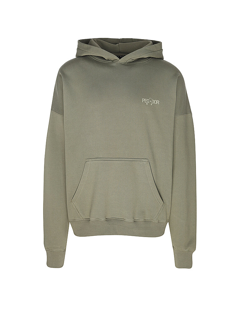 PEGADOR Kapuzensweater - Hoodie MINER olive | L