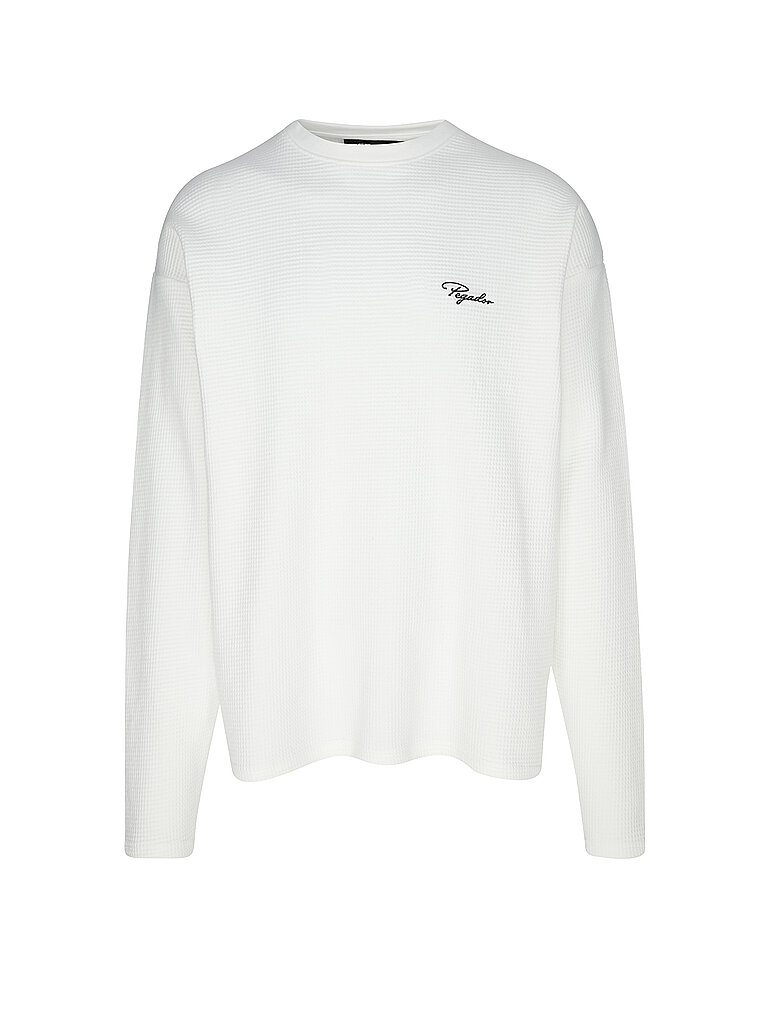 Oversized Longsleeve mit Label-Stitching
