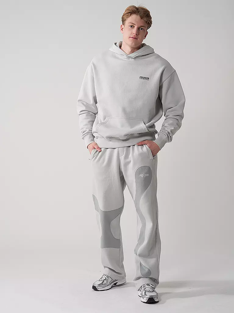 PEGADOR | Kapuzensweater - Hoodie CLINTON  | hellgrau
