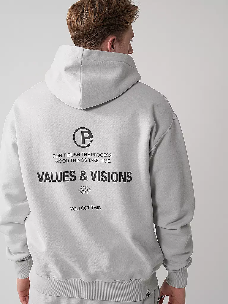 PEGADOR | Kapuzensweater - Hoodie CLINTON  | hellgrau