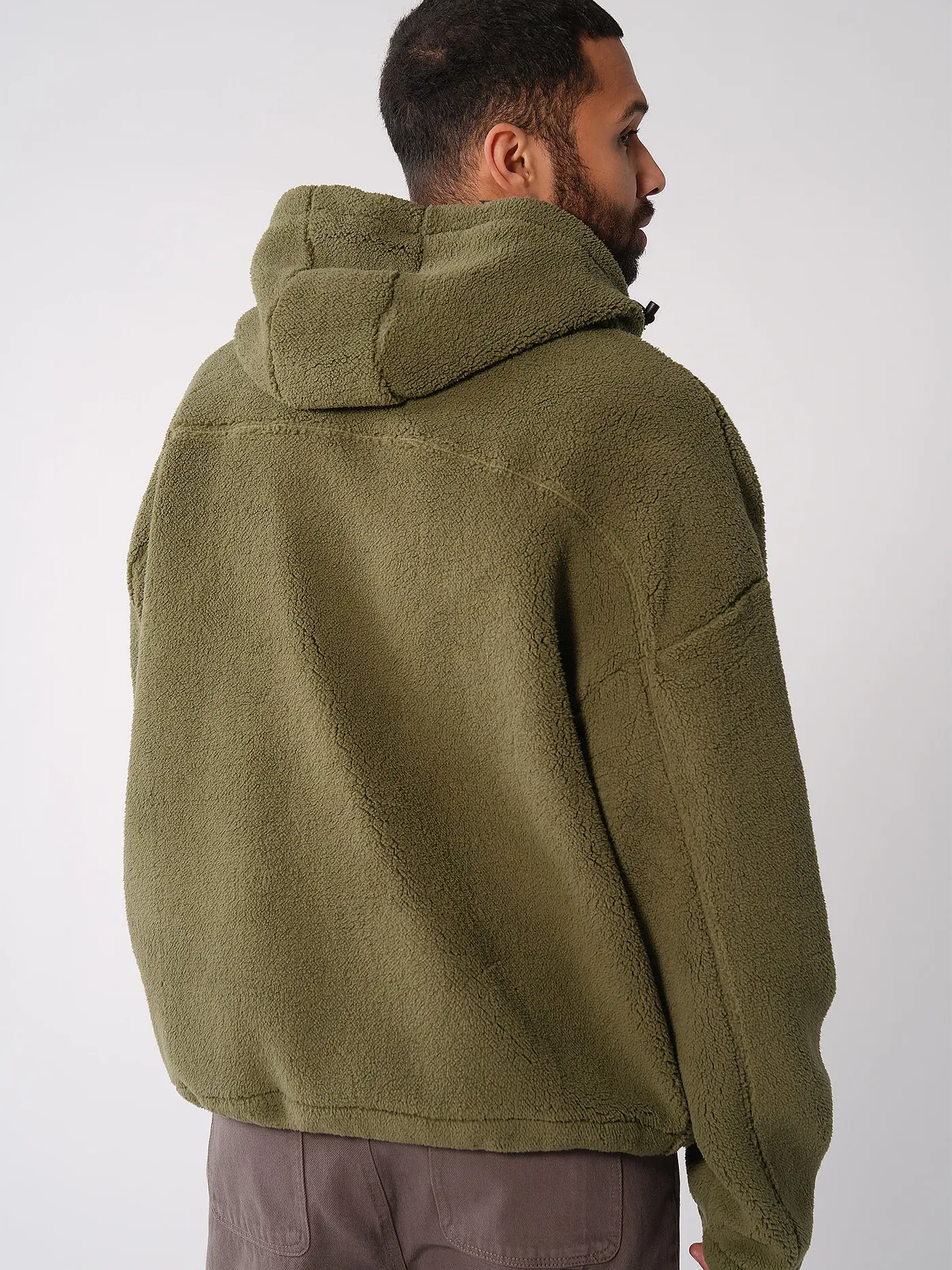 PEGADOR | Kapuzensweater - Hoodie FALL TEDDY | olive