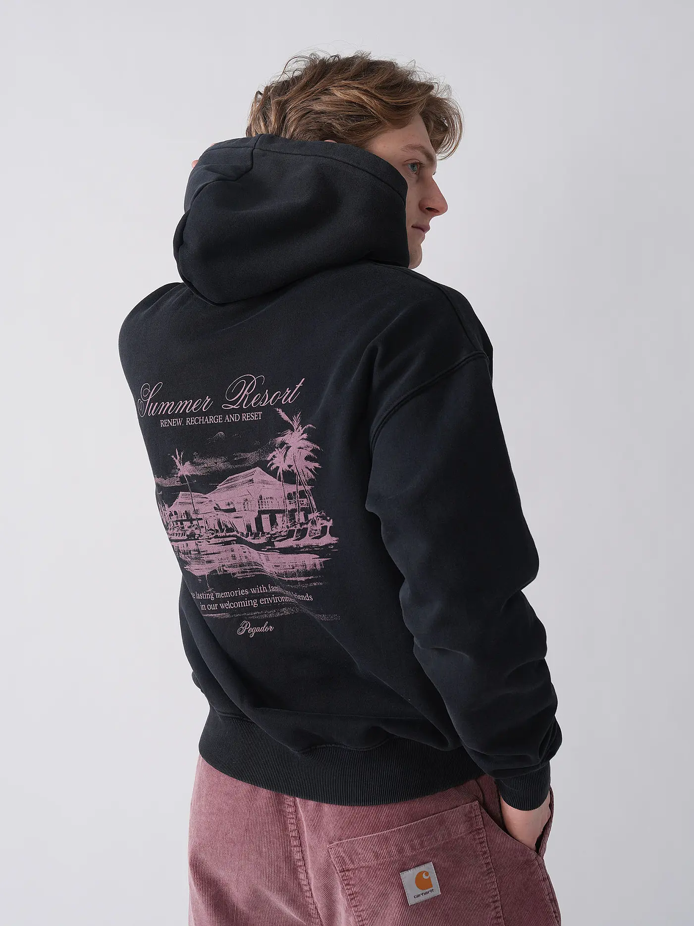 PEGADOR | Kapuzensweater - Hoodie POLION  | schwarz