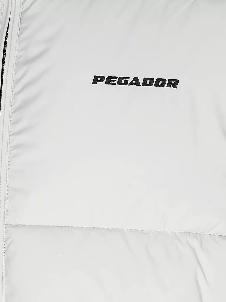 PEGADOR | Steppgilet LANDIN  | hellgrau