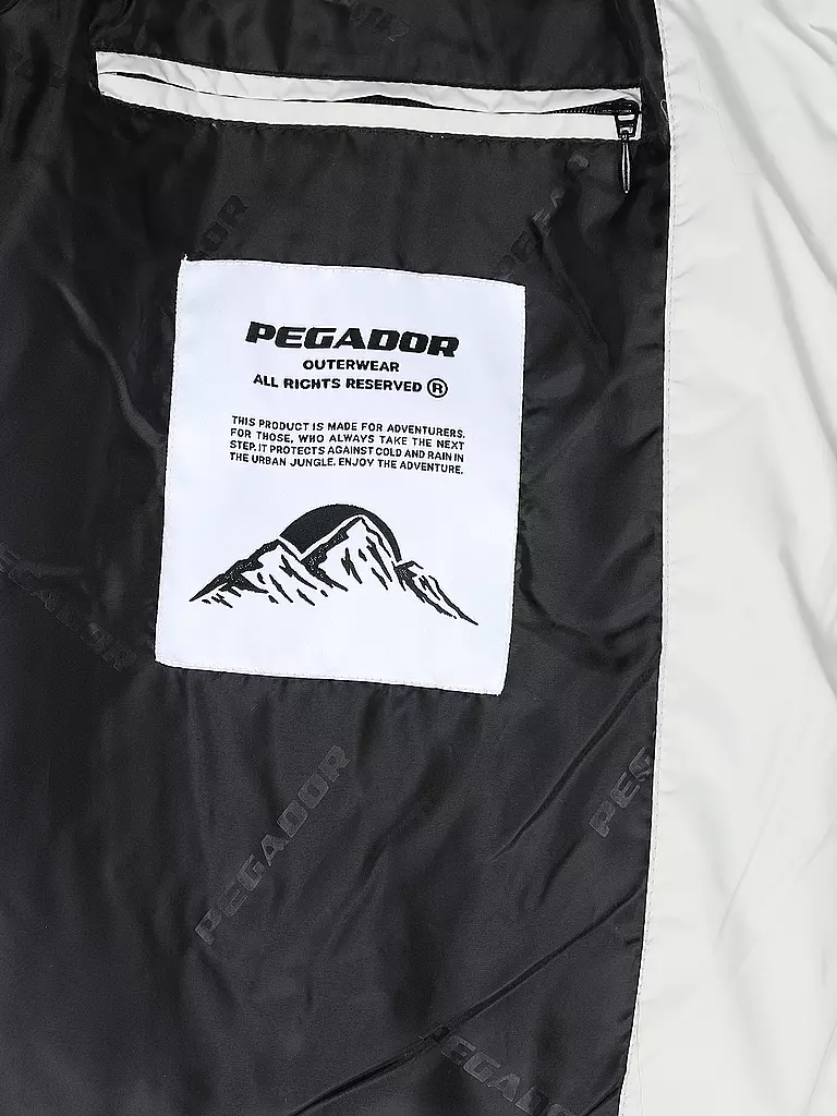 PEGADOR | Steppgilet LANDIN  | hellgrau