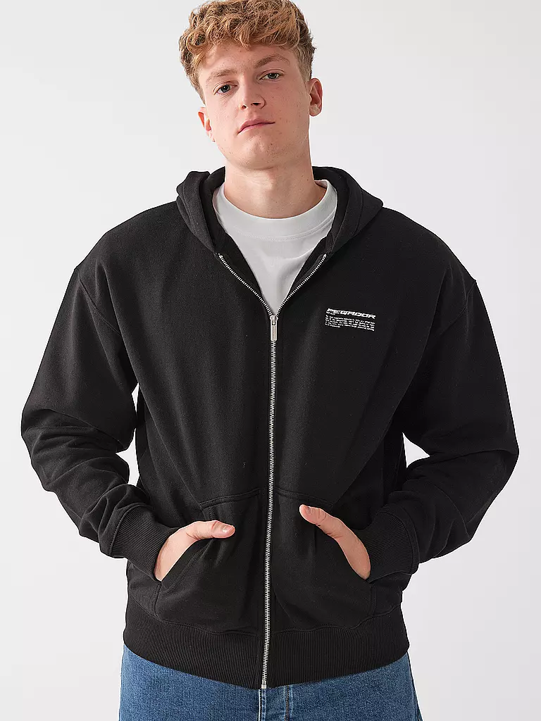 PEGADOR | Sweatjacke CHASE | schwarz