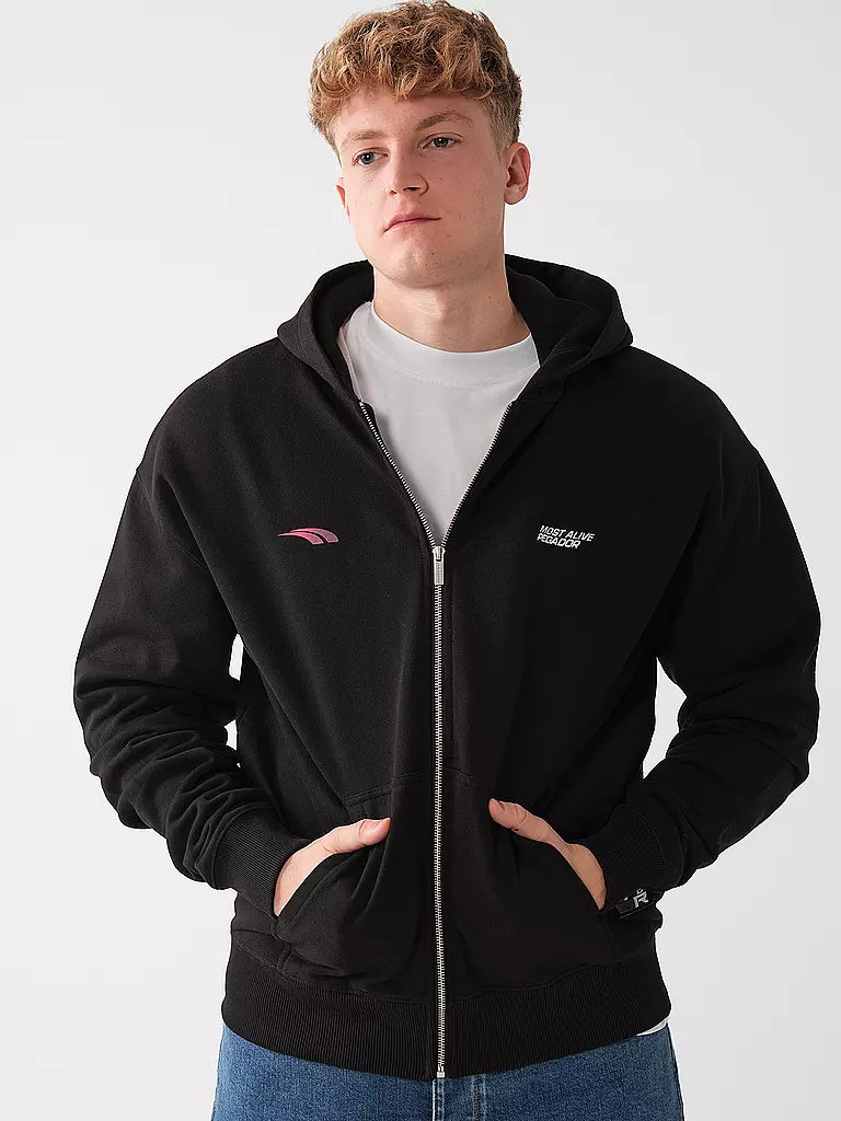PEGADOR | Sweatjacke CLAYTON  | schwarz