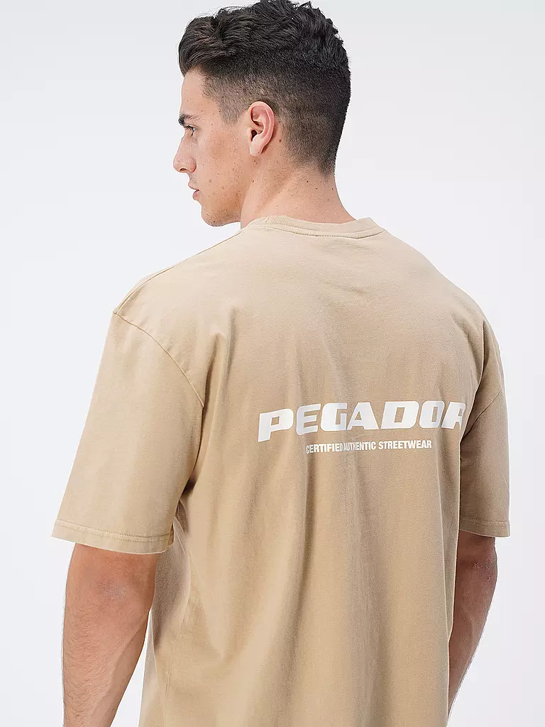 PEGADOR | T-Shirt Oversized Fit | beige