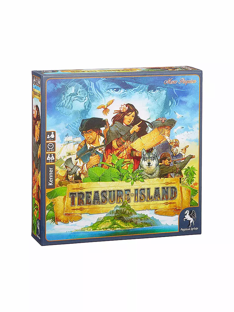 PEGASUS | Brettspiel "Treasure Island" | keine Farbe