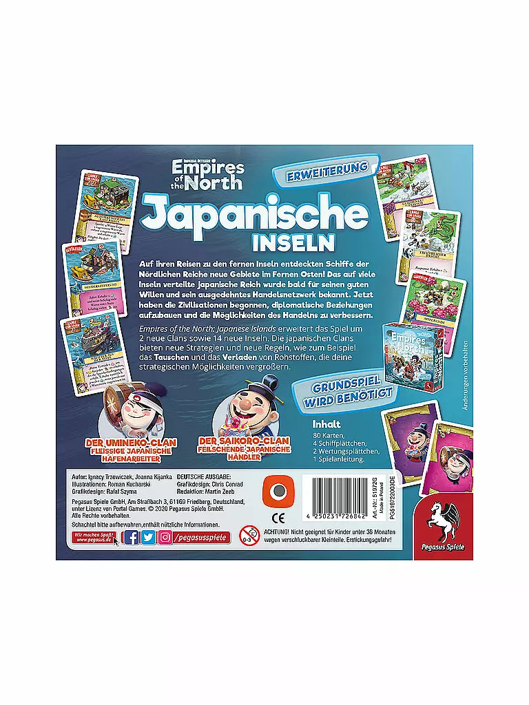 PEGASUS | Empires of the North - Japanische Inseln Erweiterung | keine Farbe