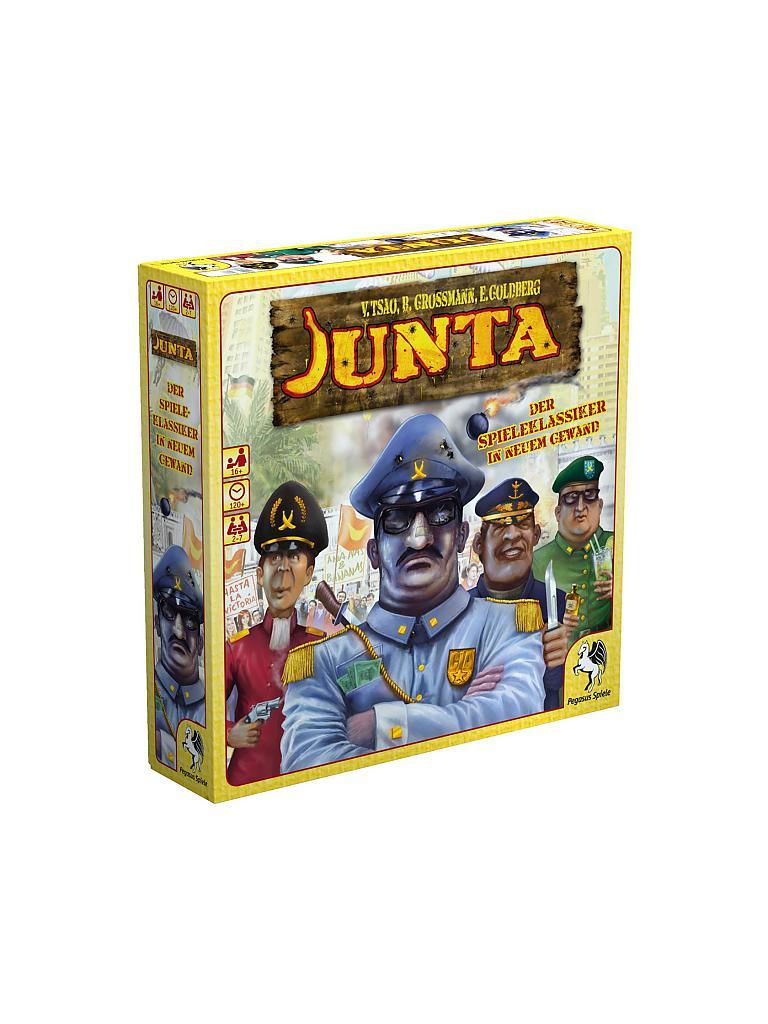 Pegasus Spiele „Junta“ – Kult-Brettspiel Für 2–7 Spieler Ab 16 Jahren (Neuauflage)