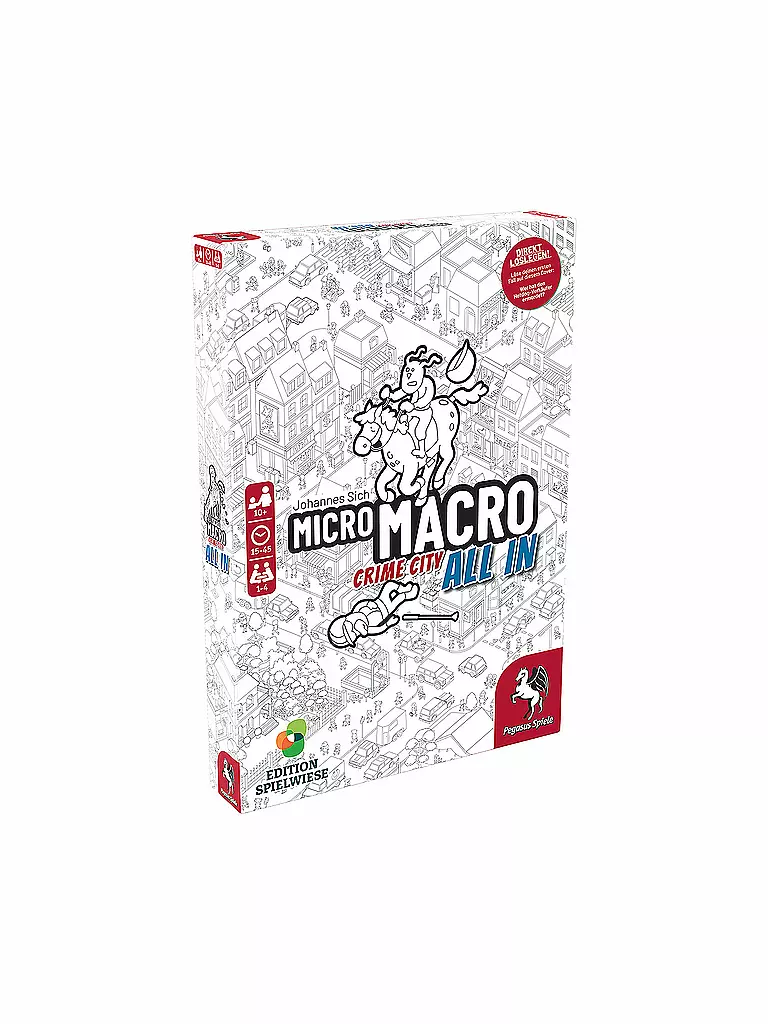 PEGASUS | MicroMacro: Crime City 3 – All In (Edition Spielwiese) | keine Farbe