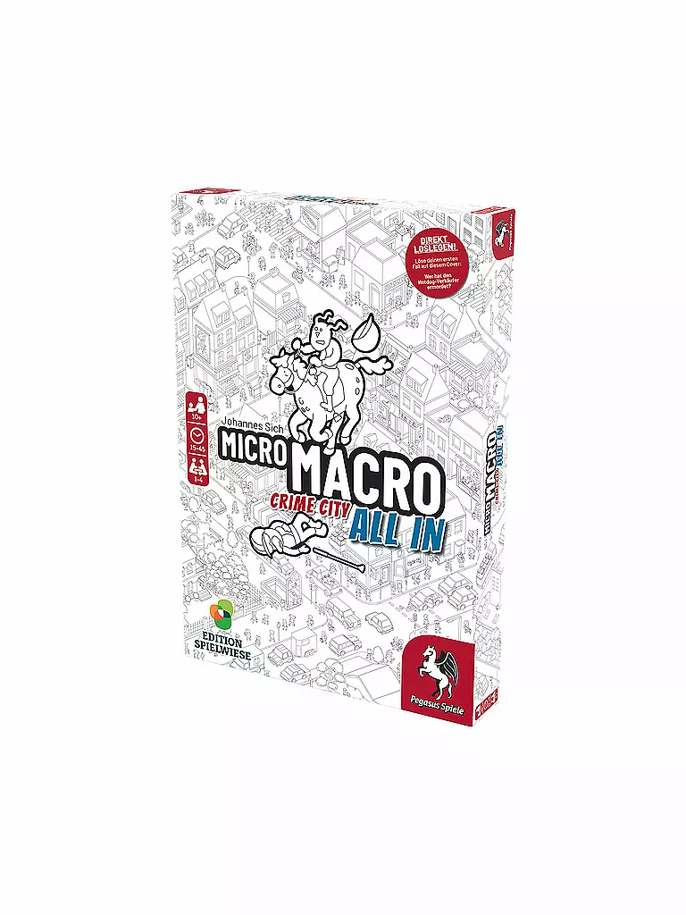 PEGASUS | MicroMacro: Crime City 3 – All In (Edition Spielwiese) | keine Farbe