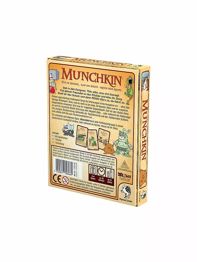 PEGASUS | Munchkin - Kartenspiel | keine Farbe