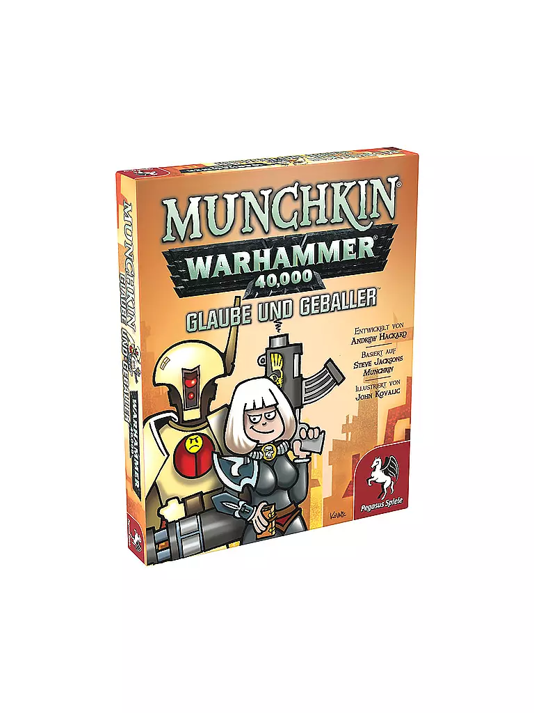 PEGASUS | Munchkin Warhammer 40.000: Glaube und Geballer (Erweiterung) | bunt