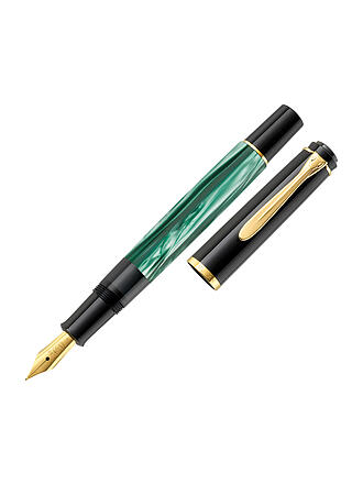 PELIKAN | Füllhalter M200 Grün Mamoriert Fein mit Etui 