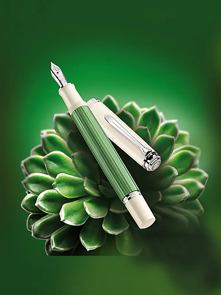 PELIKAN | Füllhalter Souverän® M605 Medium Grün-Weiß | 