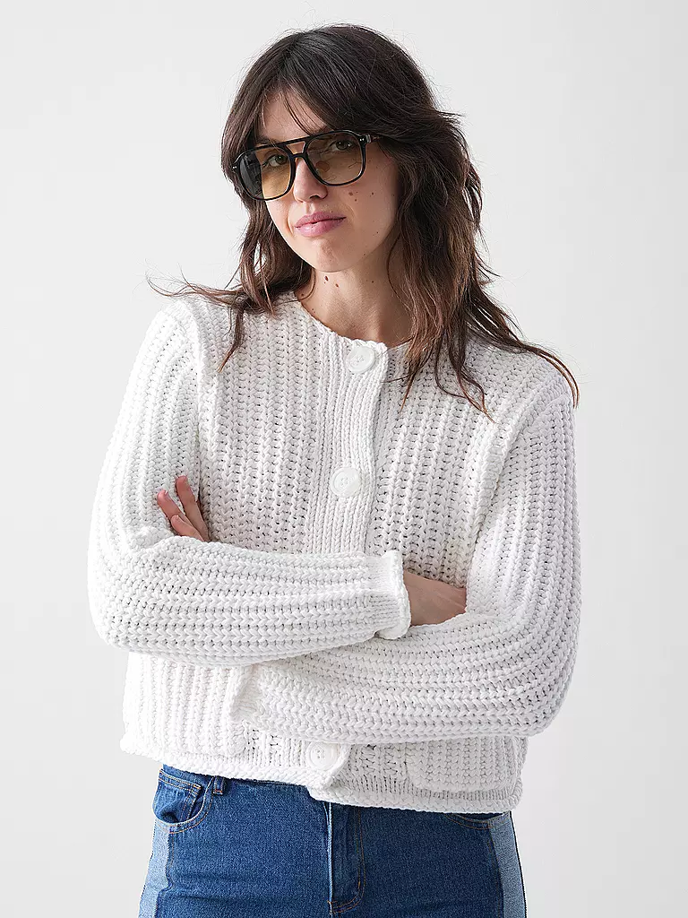 PENN&INK | Strickjacke  | weiss